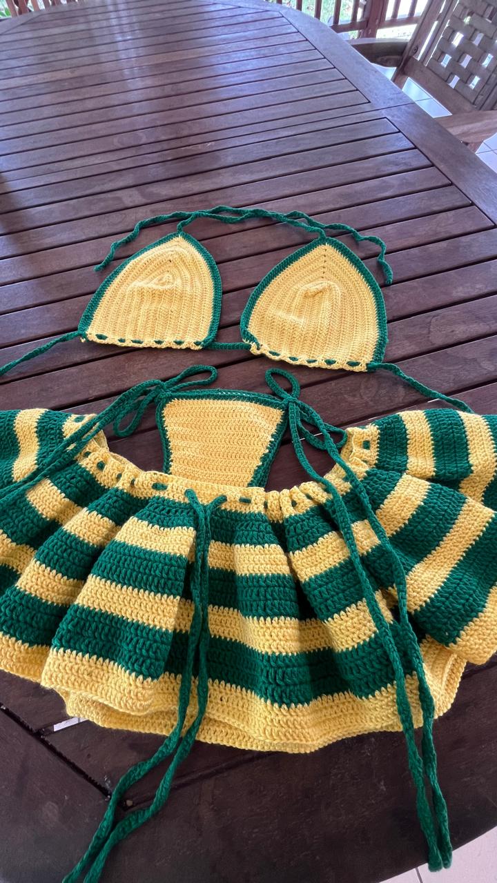 Ensemble de maillot avec jupe Copacabana